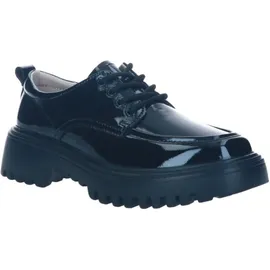 Artiker Damen Plateau Schnürschuhe für Damen, schwarz, 39 EU