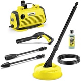 Karcher Kärcher K3 Horizontal Plus Home, Druck: max. 120 bar, Fördermenge: 380 l/h, Fläche: 25 m2/h, Gewicht: 6,1 kg, Hochdruckpistole und -Schlauch, Dreckfräser, Strahlrohr, Home Kit