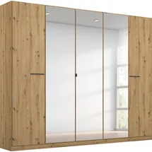 Rauch »Kleiderschrank Schrank Garderobe TOPSELLER OTELI inkl. Inneneinteilung«, mit 3 Innenschubladen extra Böden optional mit Spiegel MADE IN GERMANY, braun