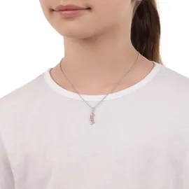 Prinzessin Lillifee Lillifee Kette mit Anhänger Lillifee-Motiv orange/rosa/silber Silber