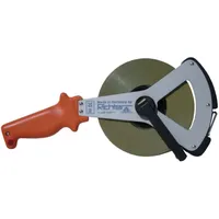 Richter Rahmen-Stahlmaßband Metri 30 m weißlackiert Anfang B Genauigkeit II