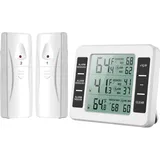 Kühlschrank Thermometer Gefrierschrank Thermometer Digital Luftfeuchtigkeit A...