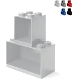 LEGO Brick SHELF SET - WHITE