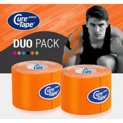 CureTape® SPORTS Kinesiotape  - Rabattsatz - Orange EINHEITSGRÖSSE