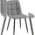 CLP Esszimmerstuhl Tilde Polyester grau 4er Set