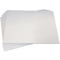 3x Einfache Schreibtischunterlage Malblock Zeichenblock blanko 40 Blatt, DIN A2, Qualitäts-Offset-Papier 80g/m2 (22343)