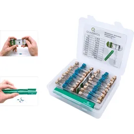 Quadrios 1811P029 Metallschicht-Widerstand Sortiment axial bedrahtet 0207 0.5 W 1 1000 Teile