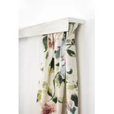 garesa schönes fürs fenster Garesa Gardinenschiene 2-läufig, Weiß I Vorhangschiene aus Kunststoff inkl. Gleiter I Vorgebohrt zur Deckenmontage I Mit Blende Farbe Esche Weiß I 190cm