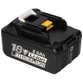 Makita 18V Akku passend für Makita Akku 18V 8Ah BL1860 BL1850 BL1850B BL1860B BL1840B BL1840 BL1830 BL1835 BL1845 194204-5 LXT-400