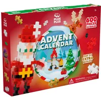 Plus Plus - Adventskalender Kinder | Adventskalender Jungen 5 Jahre Oder Mehr | Weihnachtskalender Kinder | Puzzles Ab 5 Jahren | Puzzle Kinde | 600 Stück