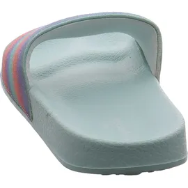 KangaROOS K Shine Slides, Mint/Rainbow, 31 EU