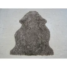 Heitmann-Felle Lammfell Curly Fellteppich 60 x 100 cm Braun
