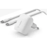 Belkin BOOST Charge 20W Ladeger. weiß + USB-C Kab.WCA006vf1MWH-B6