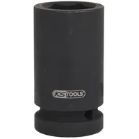KS Tools 1" Sechskant-Kraft-Stecknuss, lang, 90mm