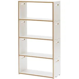Tojo Hochstapler Aktenregal 76 x 35,2 x 32 cm Weiß