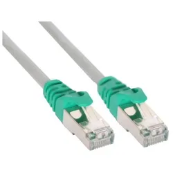 INLINE Crossover Patchkabel, SF/UTP, Cat,5e, grau, 0,3m