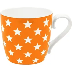 Könitz Porzellan Becher, Stars - Orange