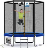 Devoko Trampolin Outdoor 183/228/305/366/427 cm Blau