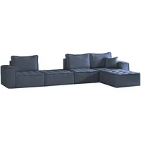 Fun Möbel ECKSOFA Sande Xl In Raven
