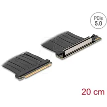 DeLock Riser Karte PCI Express 5.0 x16 Stecker zu Slot mit Kabel 20 cm