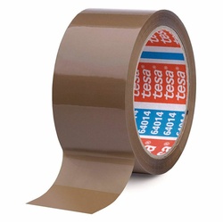 tesapack Paketband PP-Low Noise, 50mm x 66m, braun