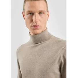 QS Longpullover Rollkragenpullover Braun XXL