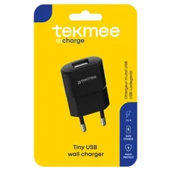 Ladestecker Adapter  USB schwarz TEKMEE 40 43 01 94