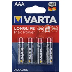 Batterien Micro LR03 AAA 4703 Varta Max 4 St