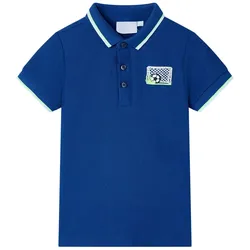 Kinder-Poloshirt Dunkelblau 128