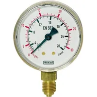 Riegler Manometer Argon, G 1/4 radial unten, 0 -