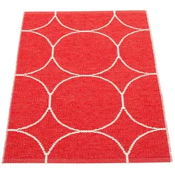 pappelina Boo Outdoor-Teppich - red / vanilla 70 x 100cm