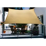 PEDDY SHIELD Floracord Balkonsonnensegel HDPE Weizen 270 cm x 140 cm