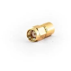 VARIA RP-SMA-Stecker Terminator/Widerstand 50 Ohm für 0 – 6 GHz Computer-Kabel, RP-SMA, SMA/RP-SMA goldfarben