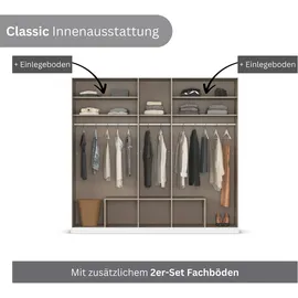 Rauch Wäscheschrank GAMMA 226 x 248 x 54 cm Eiche artisan/Champagner