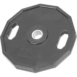 Sport-Tec Olympia Hantelscheibe mit Gummiüberzug und Griff, Krafttraining, Fitness, Bodybuilding, Kraftsport, Muskelaufbau, Powerlifting, 1,25 kg, 2,5 kg, 5 kg, 10 kg, 15kg, 20 kg, 25 kg/Stück
