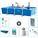 Rechteckiger Frame Pool - 450x220x84 Cm - 7-teilig  S68