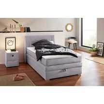 Jockenhöfer Gruppe Boxspringbett »"Amira", OTTOs Choice! Topseller, mit Bettkasten und Topper« erhältlich in den Breiten 120,140 & 180cm grau