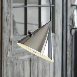 Tom Dixon Pose 1-flg. Ø 25 cm silber