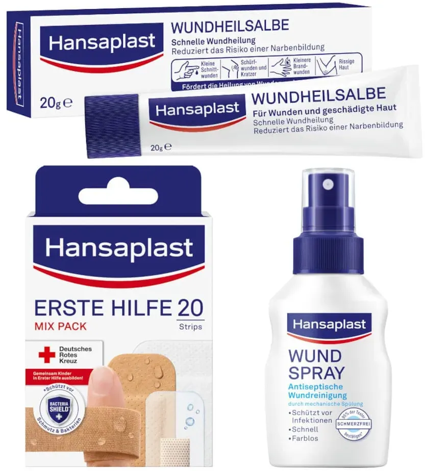 Hansaplast Erste Hilfe Pflaster Set 1 Sparset