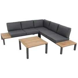 MWH Das Original MWH Reno Loungemöbelset Aluminium 4-tlg. - Grau