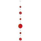 Saraswati Suncatcher"Spiral" Fiberglas rot-orange 72cm