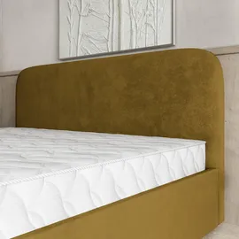masseno Polsterbett, Gelb, Holz, 140x200 cm, Schlafzimmer, Betten, Polsterbetten