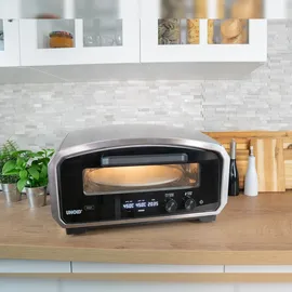 Unold 68916 Pizzaofen Enzo inkl. Pizzastein, 500°C