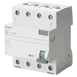 Siemens FI-Schutzschalter 63/0,3A 3polig+N 400V 4TE selektiv