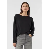 Comma, T-Shirt, schwarz, 40