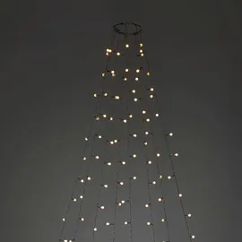 Konstsmide LED Baummantel mit Ring Ø 17, 10 m, bernsteinfarben