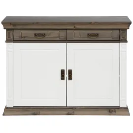 OTTO home Vinales 109 x 83 x 39 cm Weiß / Wengefarben