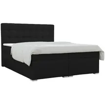 Deine Möbel 24 CLAUDIA 180 x 200 cm H4 Schwarz