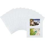 Herma Fotosichthüllen Fotophan 10x15 cm weiß genarbt,