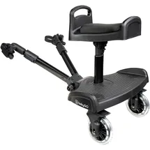 BabyGO WeGo Buggyboard Trittbrett Stehbrett inkl. Sitz schwarz